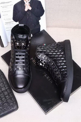 PhiliPP Plein High-Top Fashion Men Shoes--015